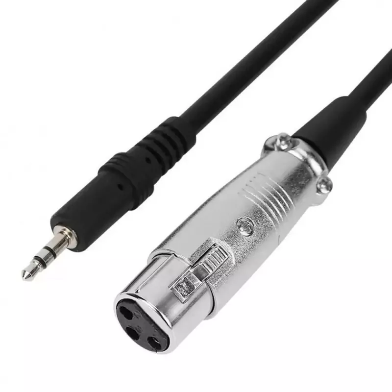 Micrófono para PC MEDIA-TECH MT397S — con cable, entrada XLR, 20–20000 Hz, 150 Ω, -32 dB, cable de 2,4 m, soporte de mesa, negro