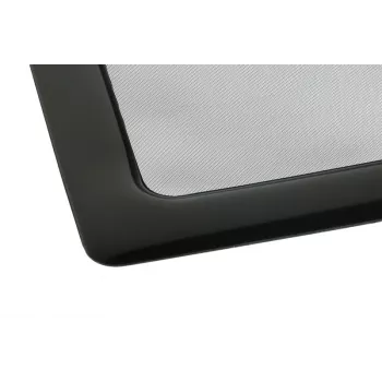 Filtro antipolvo DEMCiflex 140 mm, cuadrado - negro/negro