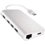 Adaptador multipuerto Satechi USB-C 8K con Ethernet V3 space grey (ST-P8KEM)