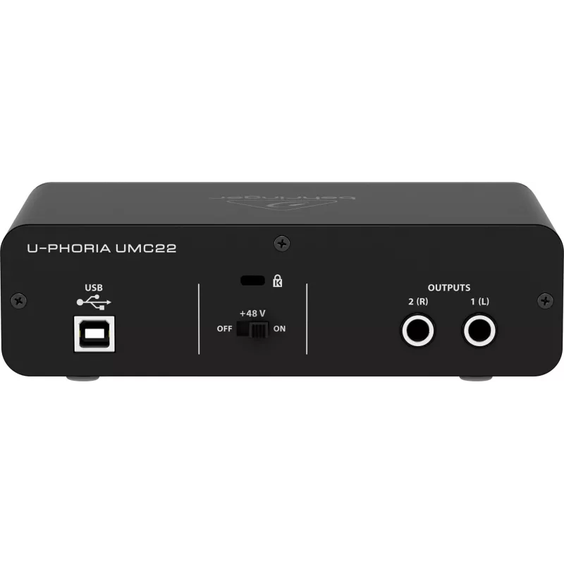 Behringer UMC22 Equipo musical complementario Preamplificador para conciertos/estudio