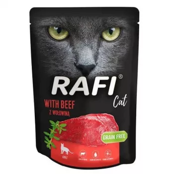 Comida húmeda para gatos Dolina Noteci Rafi Cat Beef 300 g sobre — adulto, ternera, 300 g