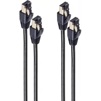 shiverpeaks BS08-41045-2 cable de red negro 3 m Cat8.1 F/FTP (FFTP) (BS08-41045-2)