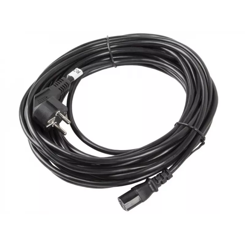 Cable de alimentación Lanberg CA-C13C-11CC-0100-BK negro 10 m conector hembra C13 CEE7/7