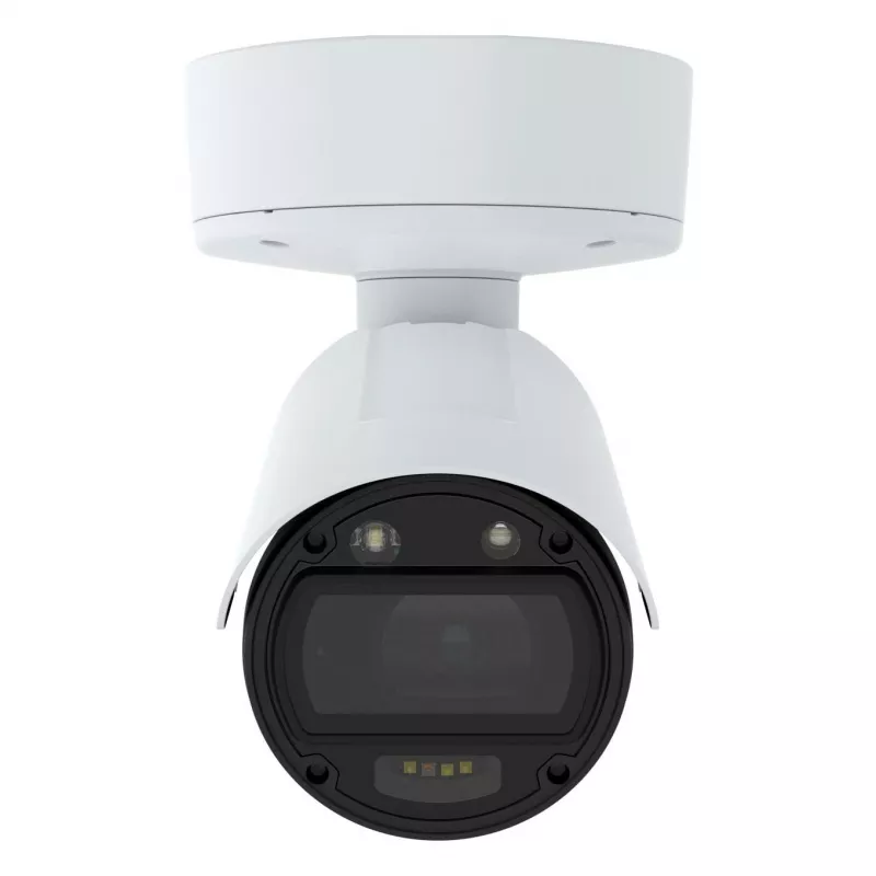 Cámara IP de vigilancia Axis Q1808-LE uso en exterior 3712 x 2784 píxeles con cable pared negro blanco