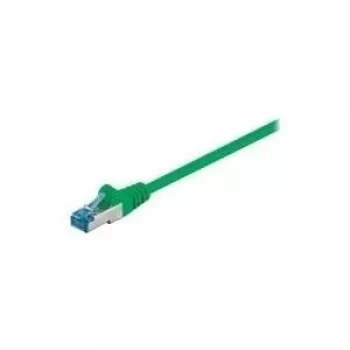 Wentronic Goobay Cable de red CAT 6a, S/FTP (PiMF), Verde, 5 m - LSZH libre de halógenos, cobre (93816)