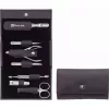 ZWILLING Classic set de manicura de viaje de acero inoxidable 97646-008-0, funda violeta, 7 piezas