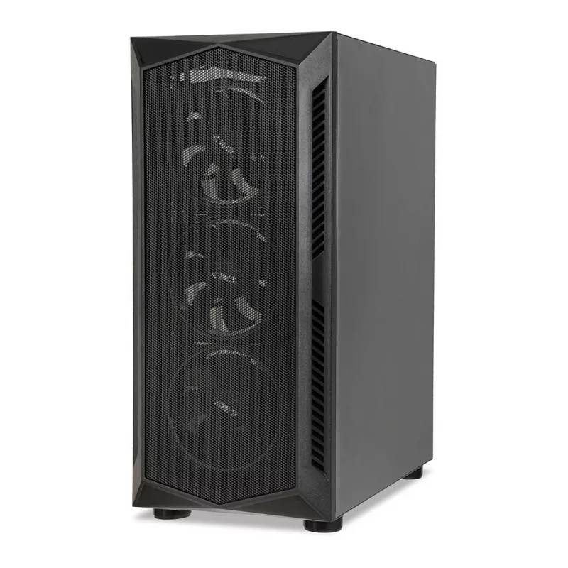 Caja de PC IBOX LUPUS 27 Midi Tower ATX, cristal templado, RGB, 455×200×380 mm, compatible con ATX, GPU hasta 32 cm