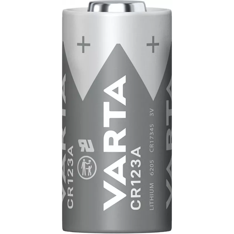 Varta pila de litio CR123A 3V 1600mAh para cámara