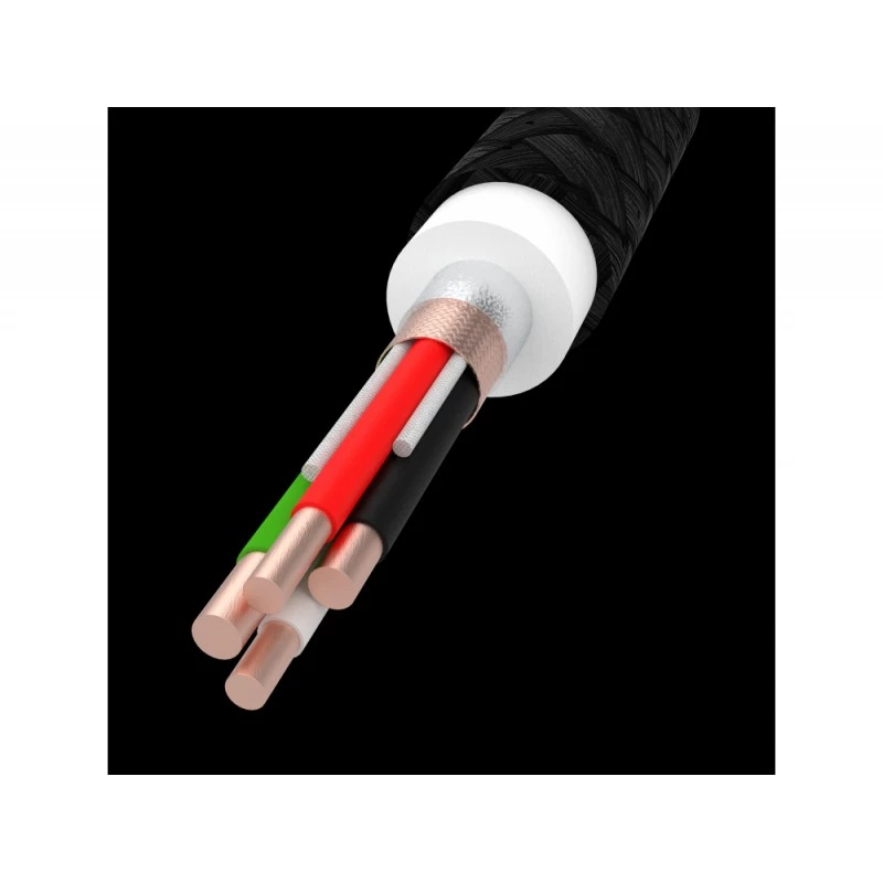 Cable USB Green Cell KABGC22 USB 2.0 1,2 m USB-A USB-C negro