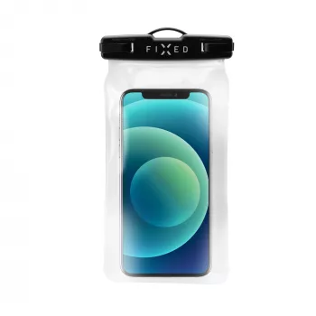 Funda universal impermeable protectora para móvil FIXED Fixed Float — Negro, talla universal, funda impermeable