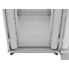 Armario rack LANBERG FF01-8047-12SL 47U 800x1000 mm gris con puertas de cristal delanteras y traseras y espacio para panel LCD