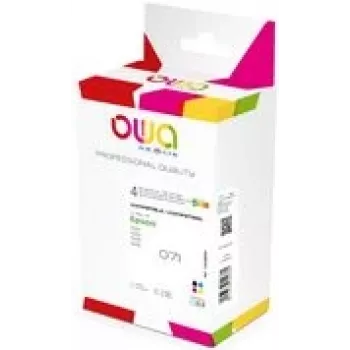 OWA Multi-Pack tinta K10331OW sustituye EPSON T0711-T0714 contenido: 1 x 7 ml negro, 1 x 5,2 ml cian, magenta, amarillo - 1 ud. (T0711-T0714)