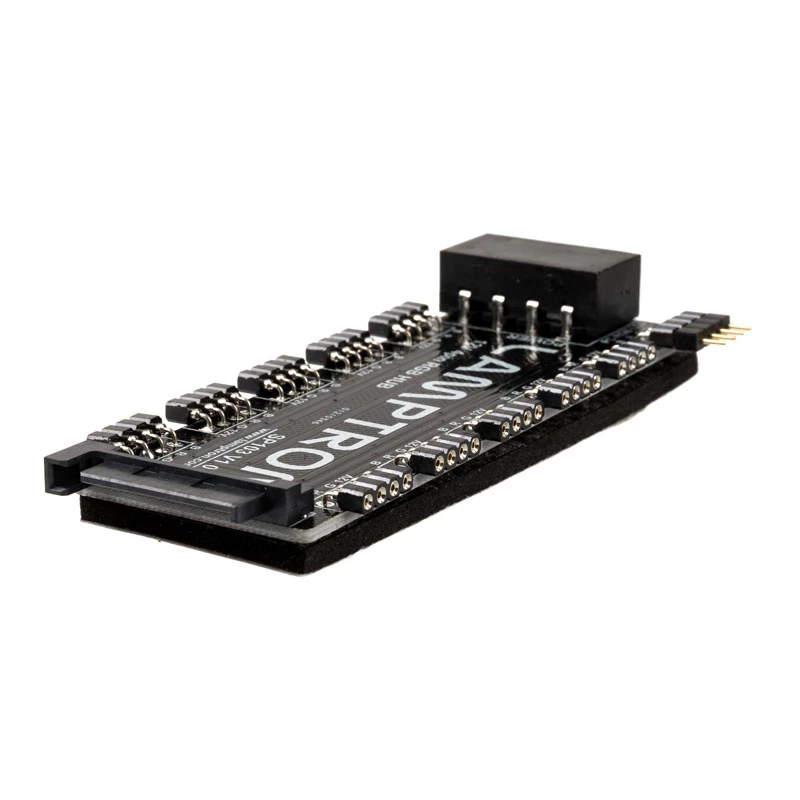 Hub RGB Lamptron SP103 10x para Aura Sync, Fusion, Mystic — controlador RGB de 10 canales