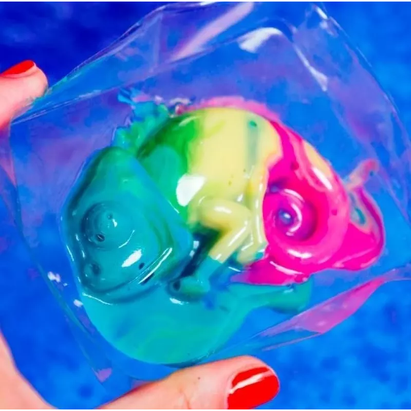 Kit de ciencia Liscianigiochi Crazy Science Slime Camaleón 304-PL89246 – set educativo de experimentos con slime