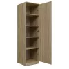 Armario ropero Topeshop SD-50 SON KPL 5 baldas 1 puerta roble