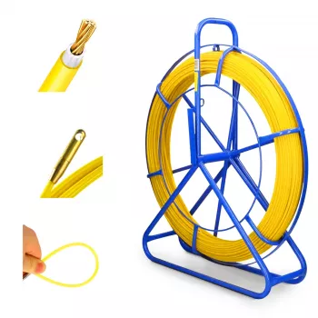 Guía pasacables Extralink EX.13834 Azul Amarillo Fibra óptica 6mm