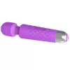 Masajeador de clítoris Erolab Wand-M morado recargable sumergible