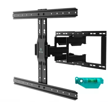 Soporte de pared para TV ONKRON SM6L-B para televisores de 32–90 pulgadas, negro, inclinación fija, compatibilidad VESA universal