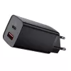 Baseus CCGAN2L-B01 Cargador para dispositivos móviles universal negro AC carga rápida para interiores