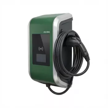 Wallbox Keba KeContact P30 c-series EN Type 2 cable 6m 22kW-RFID-MID - Edición Verde