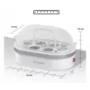 Huevos cocidos Bomann EK 5022 CB 6 huevos 400 W plata transparente blanco