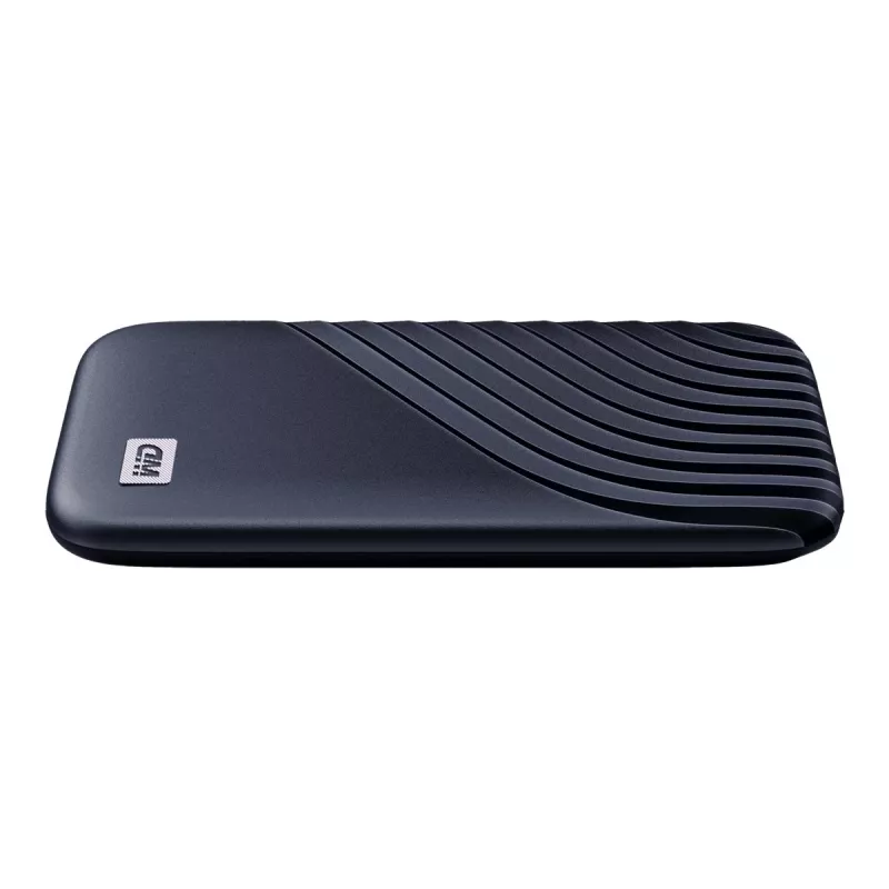WD My Passport SSD WDBAGF0020BBL - SSD - cifrada - 2 TB - externa (portátil) - USB 3.2 Gen 2 (conector USB-C) - AES de 256 bits - azul medianoche