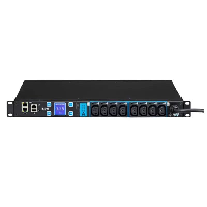 Unidad de distribución de energía (PDU) Eaton EMAH28 8 salidas AC 1U negra