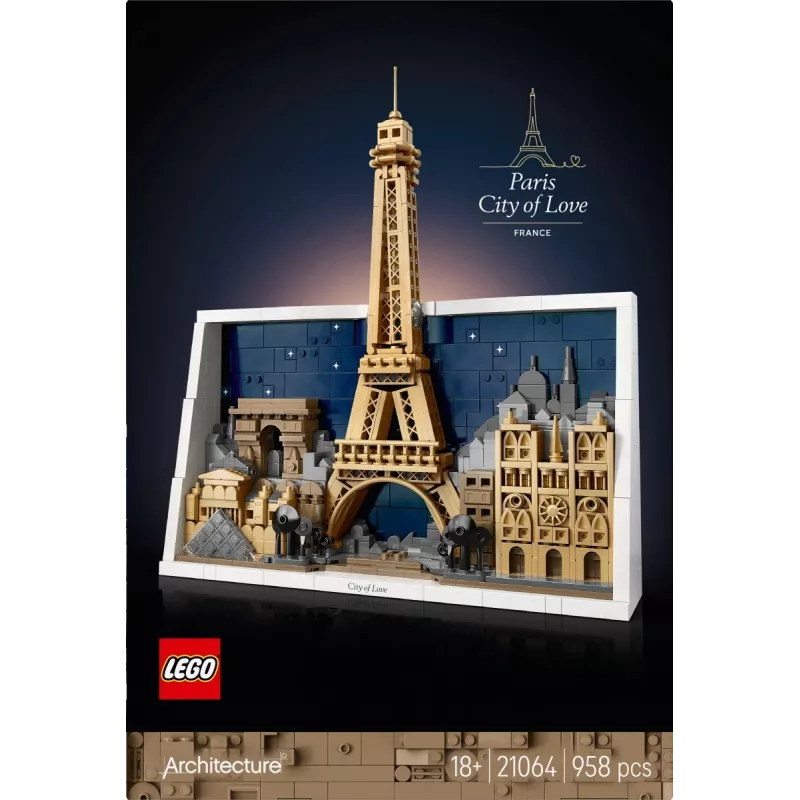 LEGO ARCHITECTURE 21064 París – Ciudad del amor