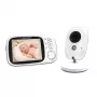 Vigilabebés con vídeo Esperanza EHM002, LCD de 3,2″, alcance de 50 m, blanco