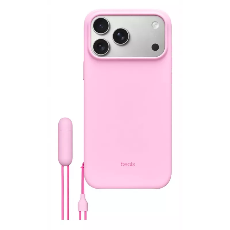 Funda con soporte Beats para iPhone 17 Pro Max con MagSafe y control de cámara - Pebble Pink