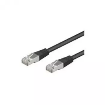 Wentronic Goobay cable de red CAT 5e, SF/UTP, negro, 10 m - mezcla de cobre CCA (68667)