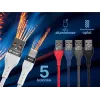 Tracer 47486 cable USB A - Lightning M/M 1m rojo
