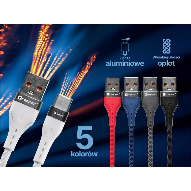 Tracer 47486 cable USB A - Lightning M/M 1m rojo