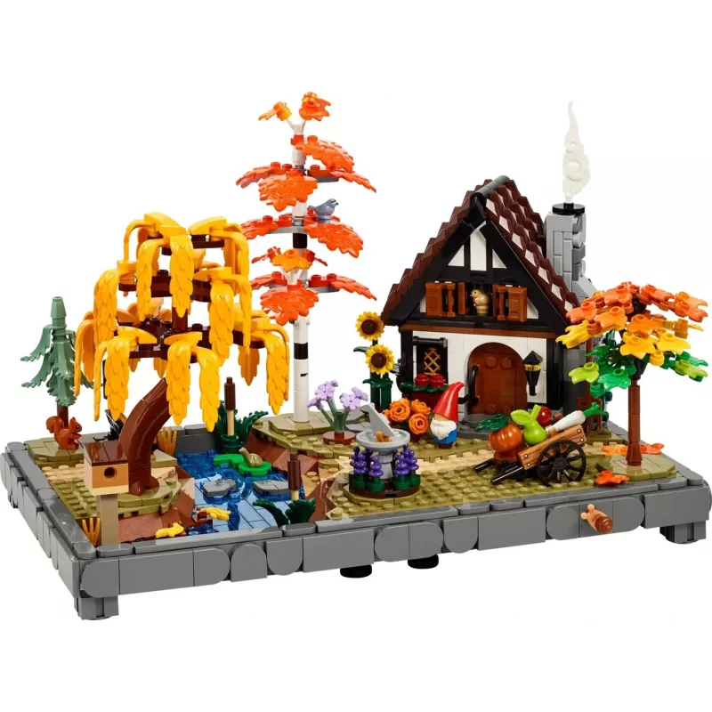 LEGO ICONS 11372 Jardín de casa de campo otoñal
