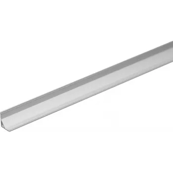 Perfil de esquina de aluminio para tira LED EUROLITE 51210875 plateado, 2 m