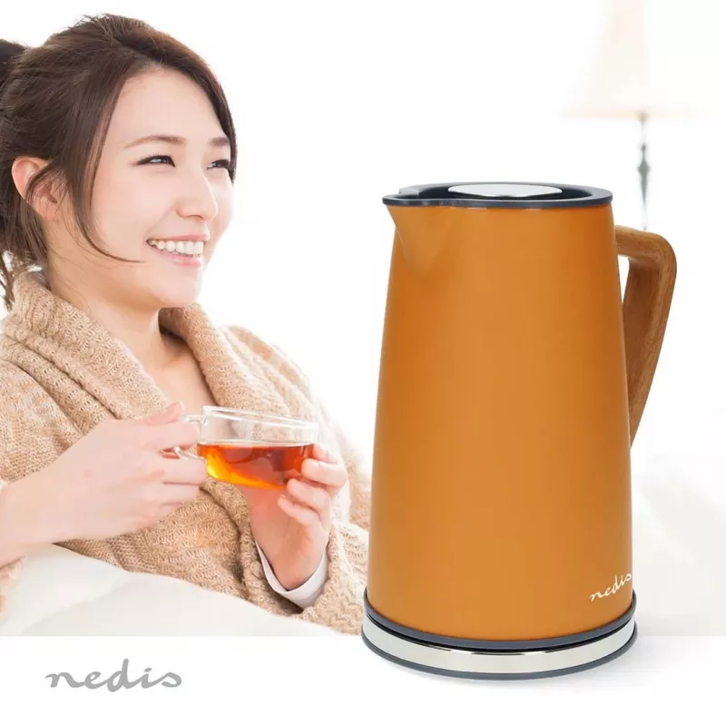 Hervidor de agua Nedis KAWK510EOR 1,7 L 2200 W Naranja