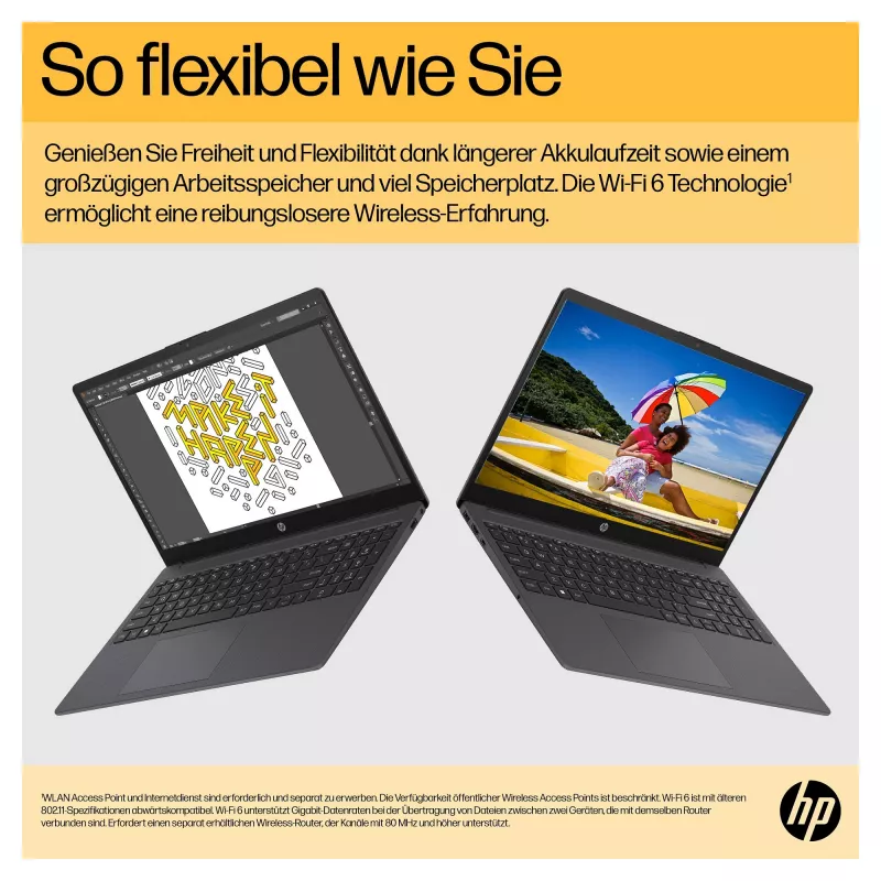 HP 15-fc0676ng 39,6 cm (15,6 pulgadas) portátil - Ryzen 7 - 16 GB RAM - 1 TB SSD - plata (C94P3EA#ABD)