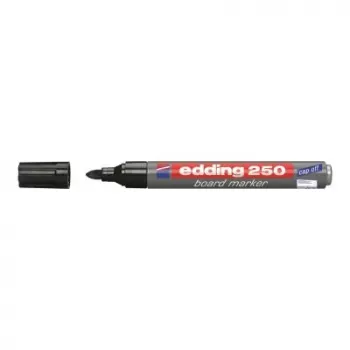 Rotulador punta redonda Edding 250 negro