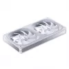 Ventilador Jonsbo ZA-240, PWM, ARGB - 240 mm, blanco