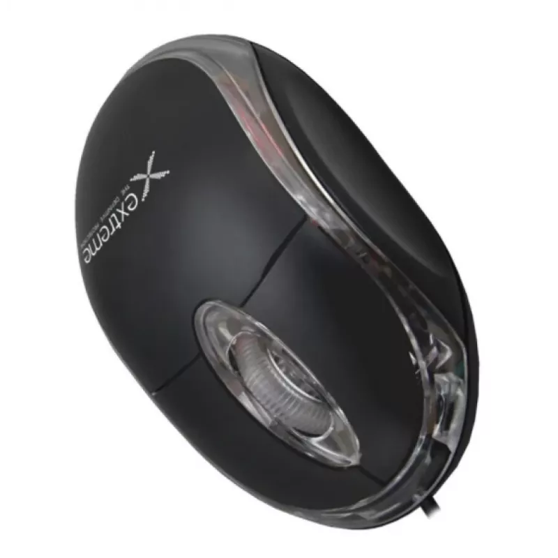Ratón óptico ambidiestro con cable EXTREME XM102K — 1000 DPI, USB Type-A, cable de 1,2 m, 3 botones