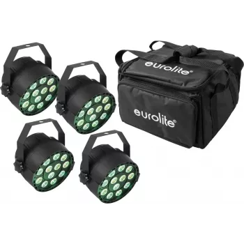 Set EUROLITE 4x LED PARty TCL Spot + bolsa blanda (20000540)