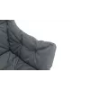 Silla de camping Outwell 470474 — silla plegable de 4 patas, capacidad de carga máxima 150 kg, negro/gris