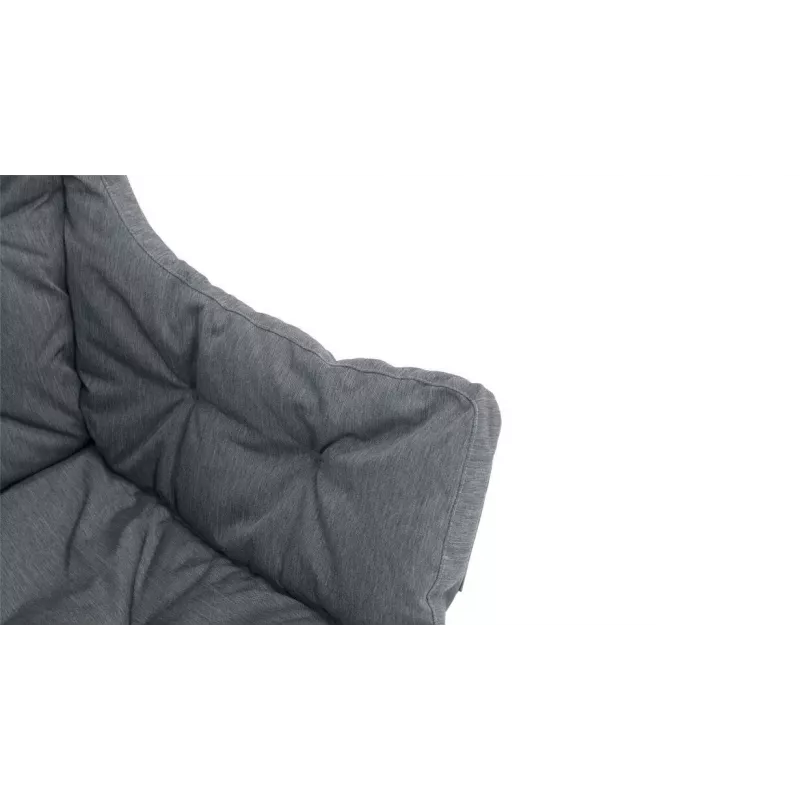 Silla de camping Outwell 470474 — silla plegable de 4 patas, capacidad de carga máxima 150 kg, negro/gris