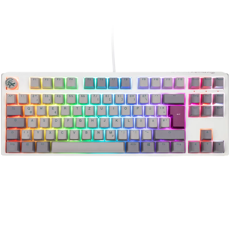 Teclado Ducky One 3 TKL Gaming USB plateado