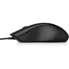 HP Ratón con cable 105, ambidiestro, óptico, USB Type-A, 1600 DPI, negro