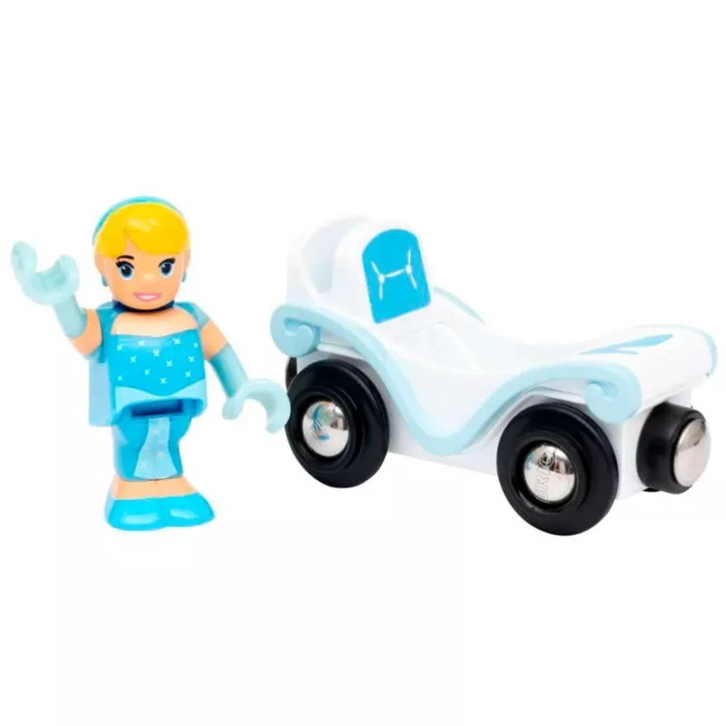 Accesorio/maqueta Ravensburger BRIO Disney Princess Cinderella & carroza, azul/blanco, a partir de 3 años