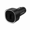 CANYON Cargador para coche OnDrive 48 PD 48W USB-A+USB-C Negro