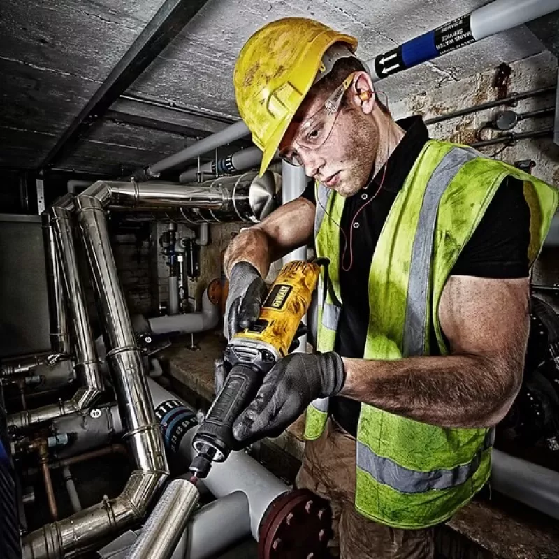 DeWALT DWE4884-QS amoladora recta 25000 rpm amarillo 450 W