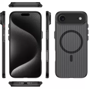 Funda 4smarts 541640 iPhone 17 Air 16,8 cm Negro Transparente