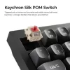 Teclado mecánico Full-Size (100%) Keychron V6 Ultra 8K — QWERTY, Bluetooth, RGB LED, negro